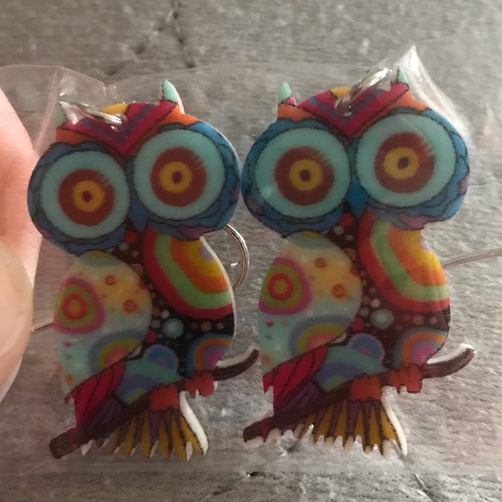Cute owl earrings